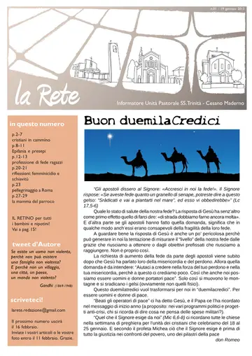 Copertina de La Rete 01/2013