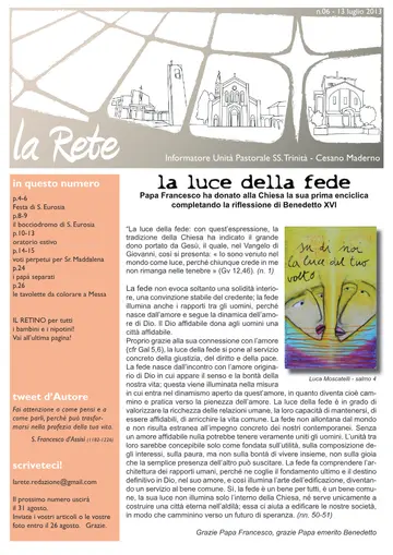 Copertina de La Rete 06/2013