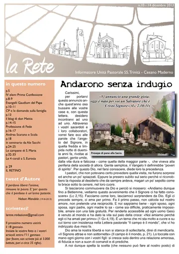 Copertina de La Rete 10/2013