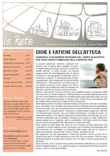 Copertina de La Rete 08/2014