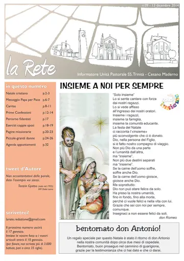Copertina de La Rete 09/2014