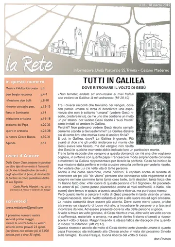 Copertina de La Rete 03/2015