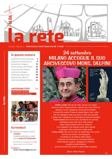Copertina de La Rete 06/2017