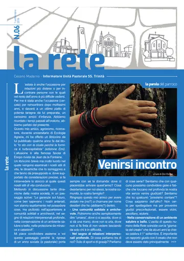 Copertina de La Rete 06/2018