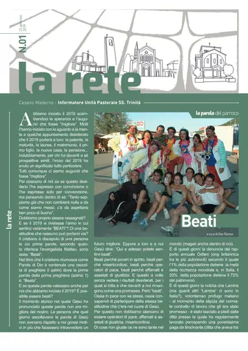 Copertina de La Rete 01/2019