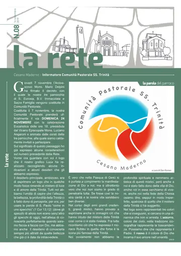 Copertina de La Rete 08/2019