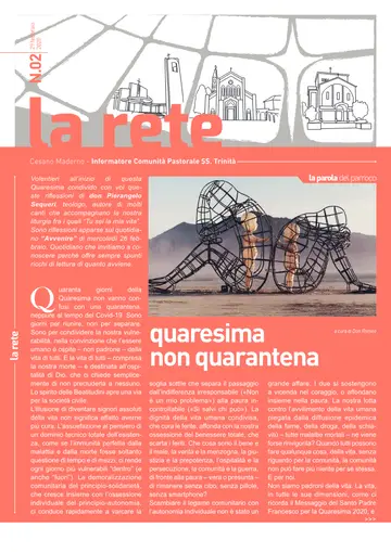 Copertina de La Rete 02/2020